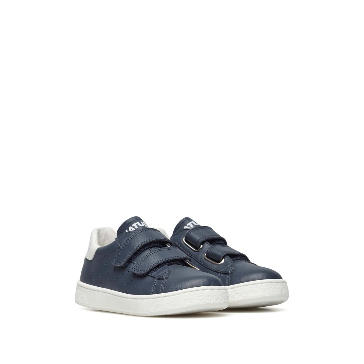 Baskets en cuir HASSELT 2 VL. marine, NATURINO