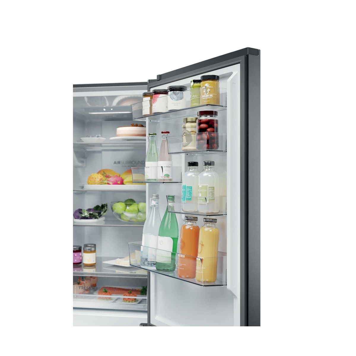 Réfrigérateur combiné HDPR1618ANPK couleur unique, HAIER