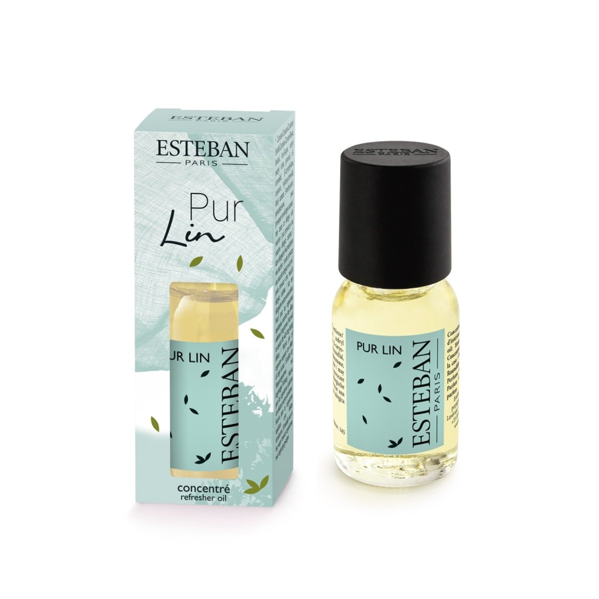 Parfum d'intérieur - Concentré de parfum Pur lin 15 ml transparent, ESTEBAN