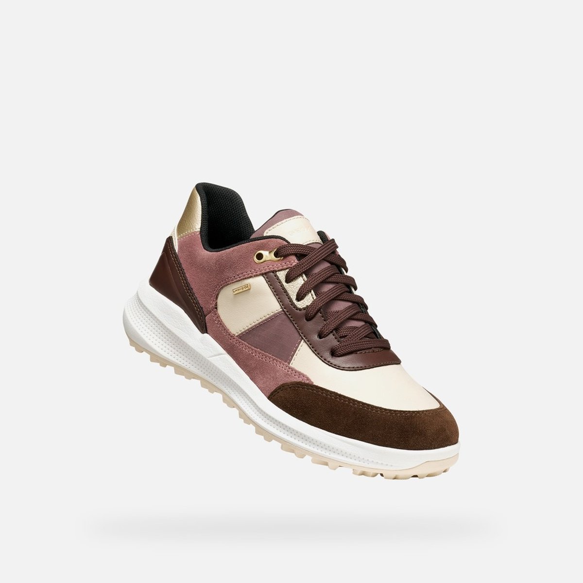 Baskets D PG1X B ABX beige clair/marron foncé, GEOX