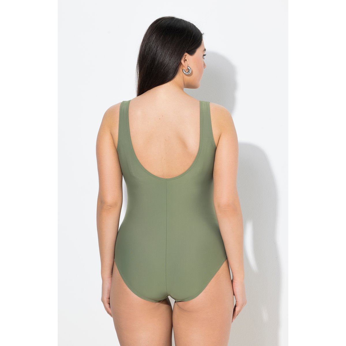 Maillot de bain sans bonnets souples vert olive, ULLA POPKEN