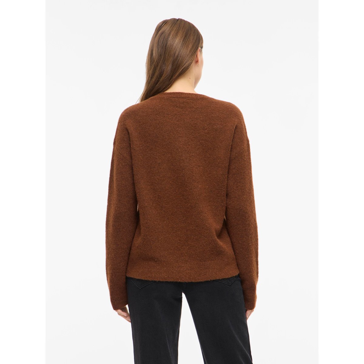 Pull En Maille chocolate brown, VILA