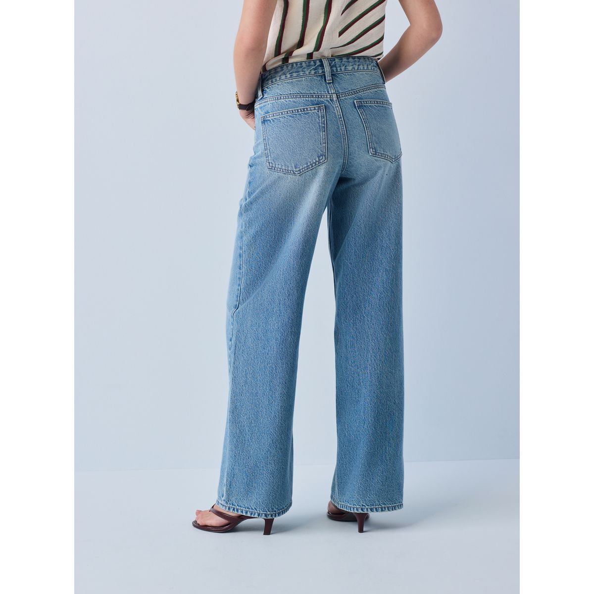 Jean large bleu moyen, NEXT