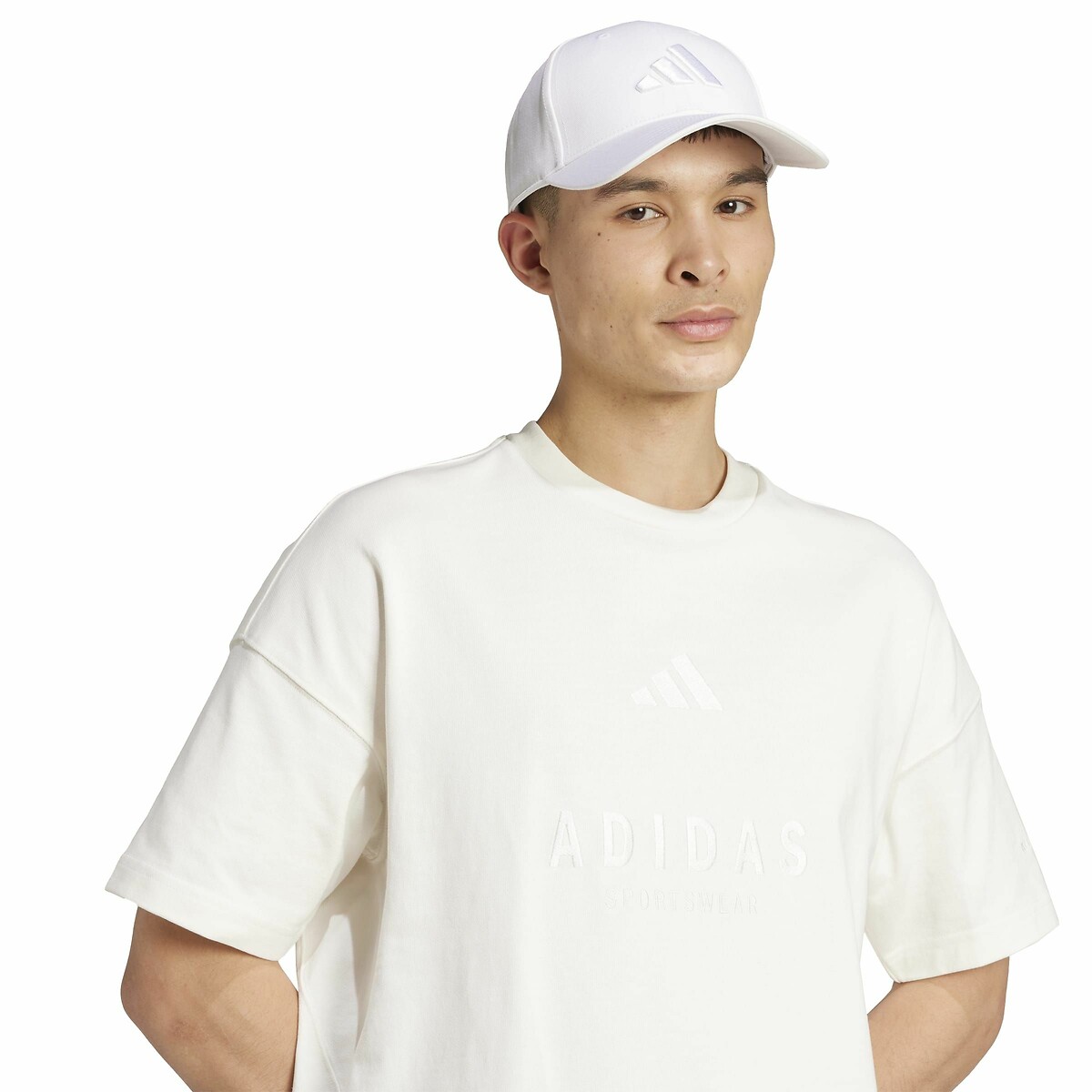T-shirt manches courtes graphique ALL SZN blanc cassé, ADIDAS SPORTSWEAR