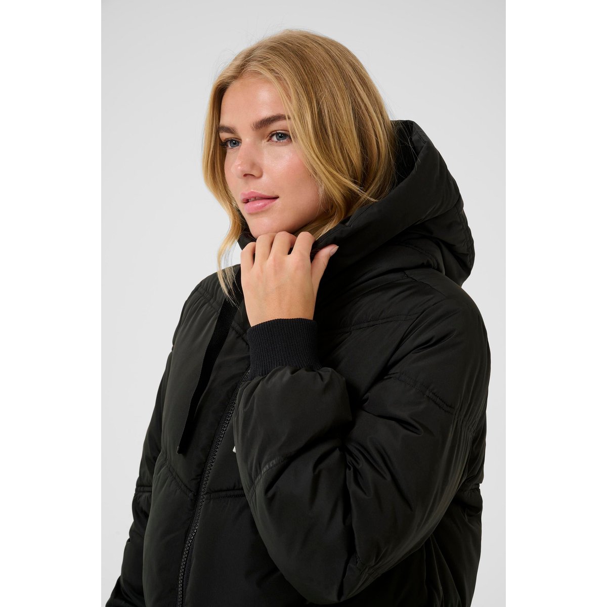 Manteau noir black deep, KAFFE