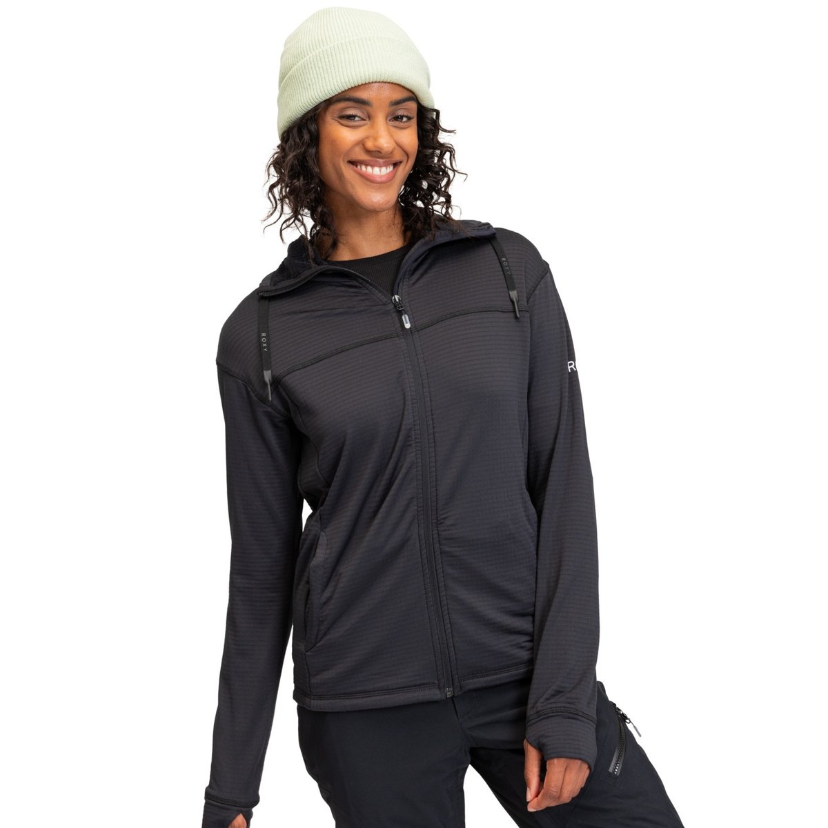 Polaire technique zippée VERTERE 2024. noir true black, ROXY