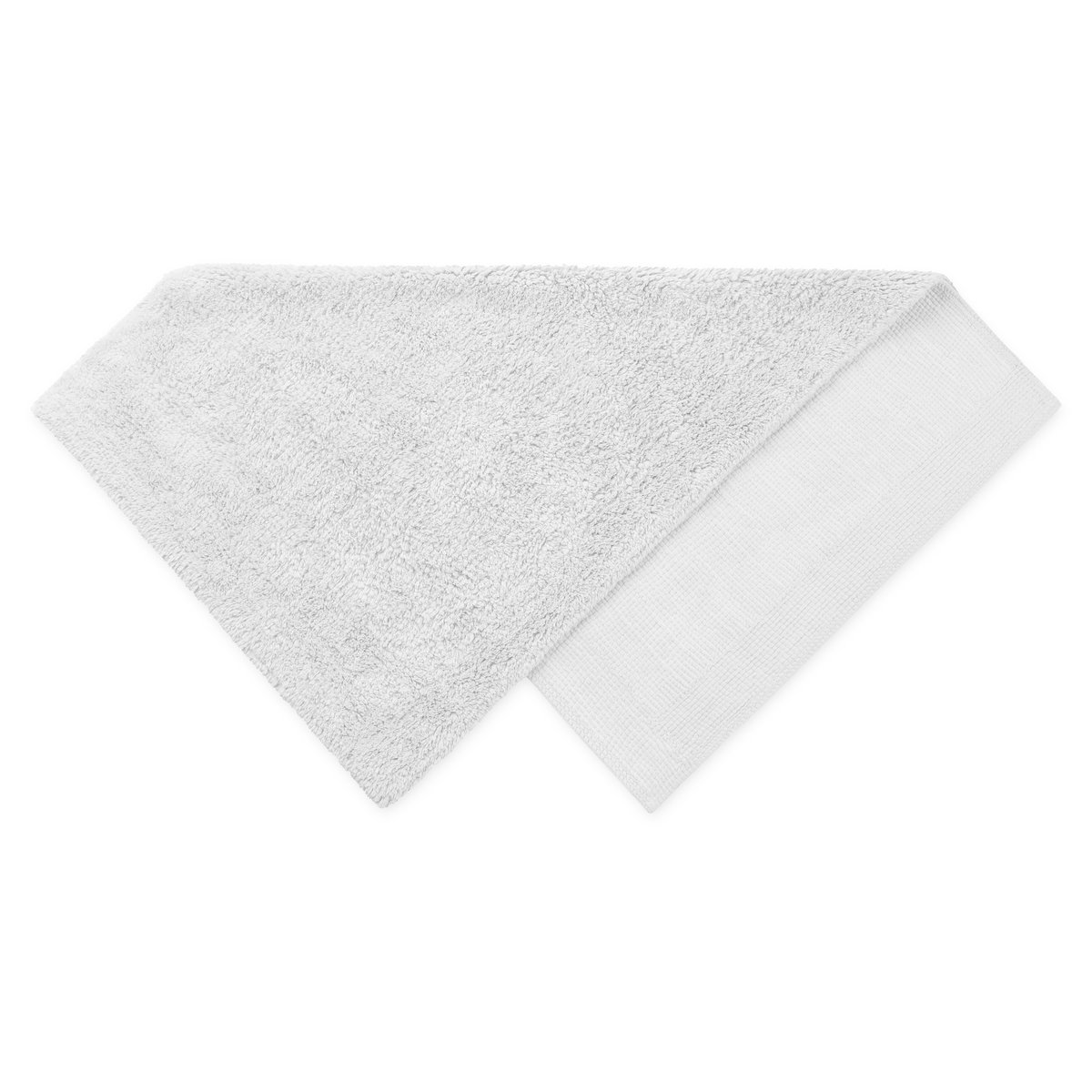 Tapis de bain coton uni 1400 g/m² , ERIK blanc, WECON HOME