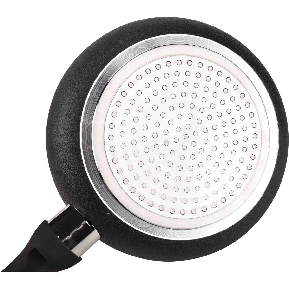 Batterie de cuisine 3 poeles Pietra black noir, ESSENTIEL B