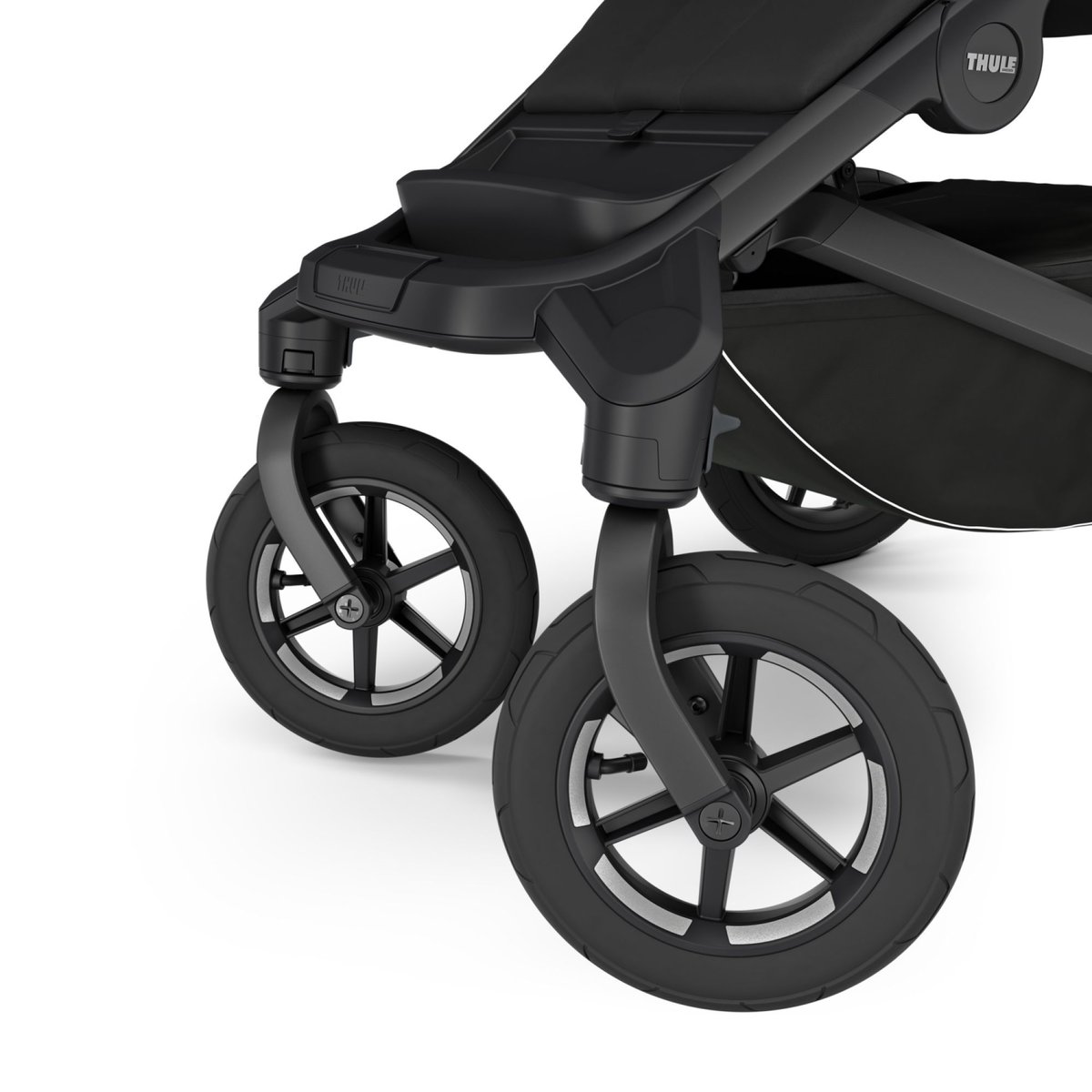 Poussette duo Urban Glide 4 + nacelle Urban Glide beige, THULE