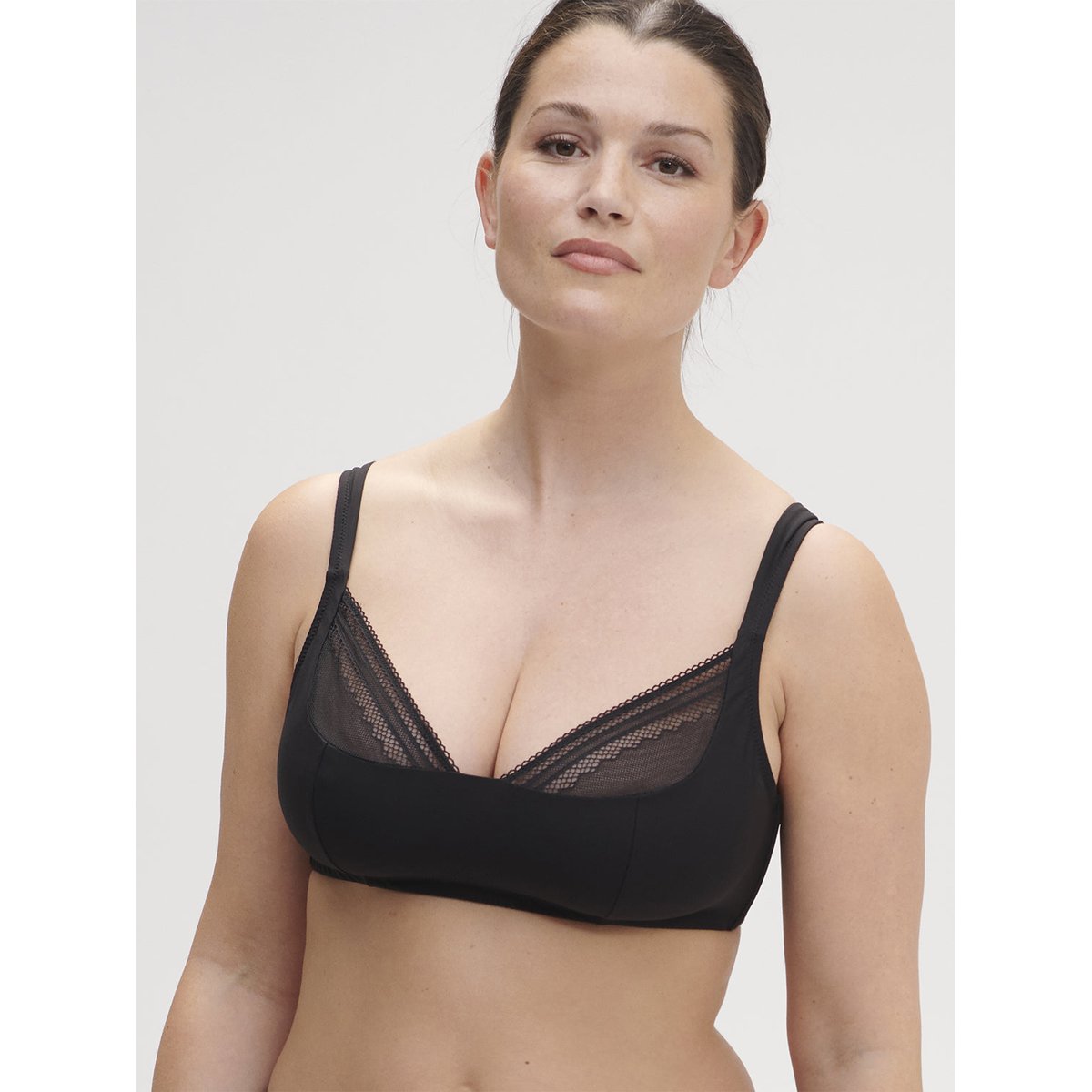 Soutien-gorge sans-armatures structuré, OLYMPE noir, SIMONE PERELE
