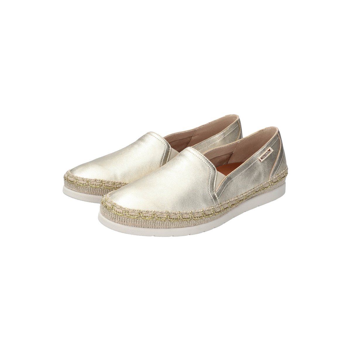 Baskets en cuir VALINA doré 5142, MEPHISTO