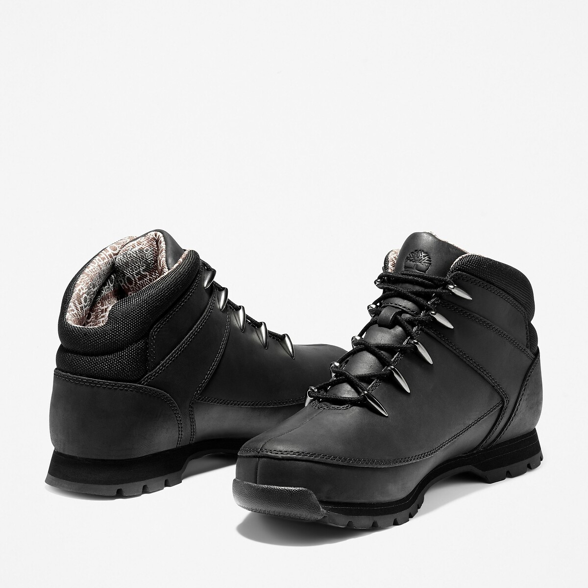 Boots en cuir noir, TIMBERLAND