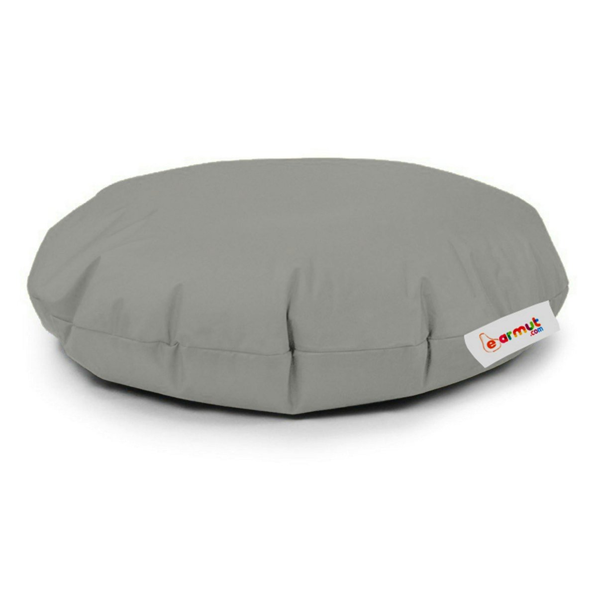 Pouf d'extérieur imperméable en polyester ARTA gris, PIER IMPORT