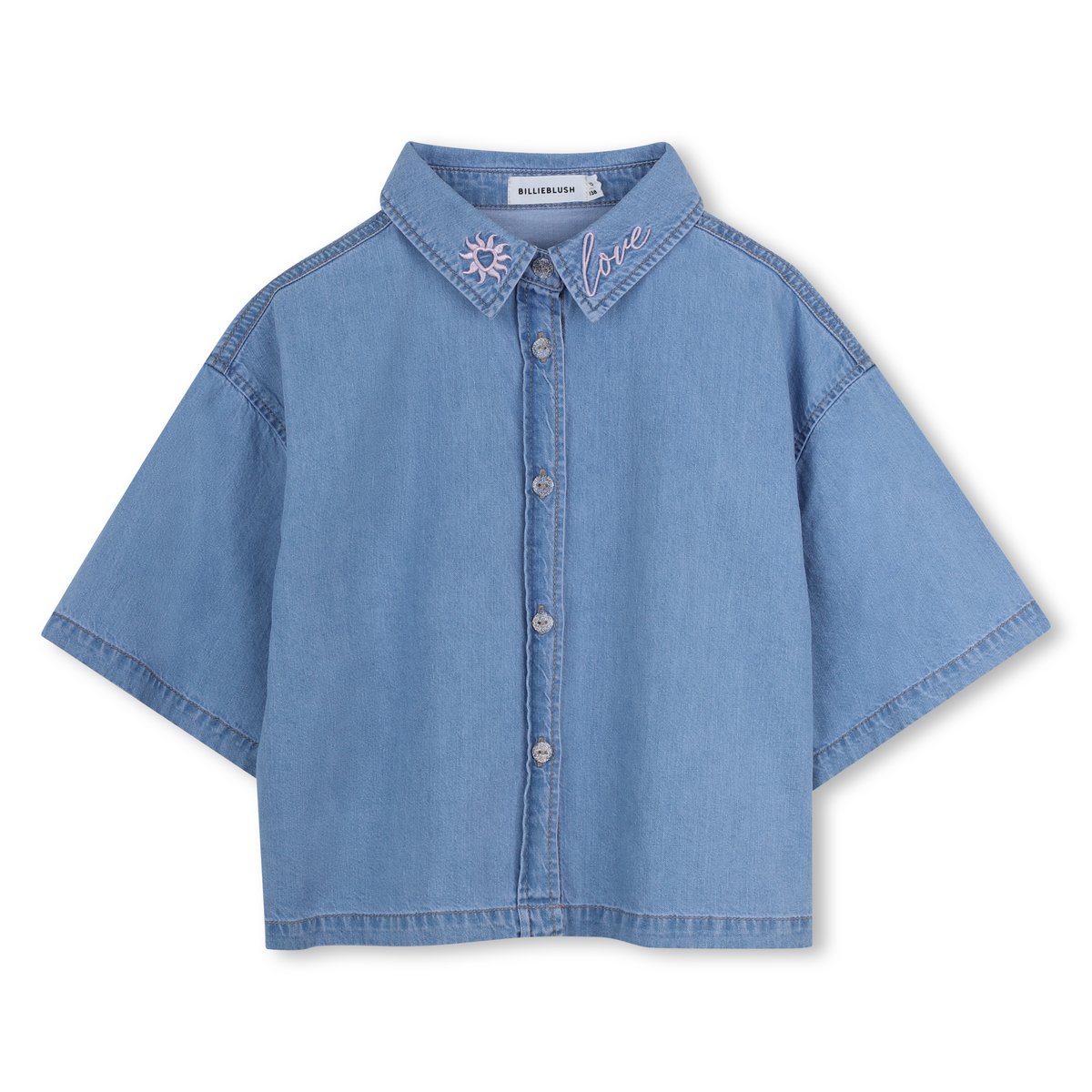Chemise en denim léger denim light blue, BILLIEBLUSH