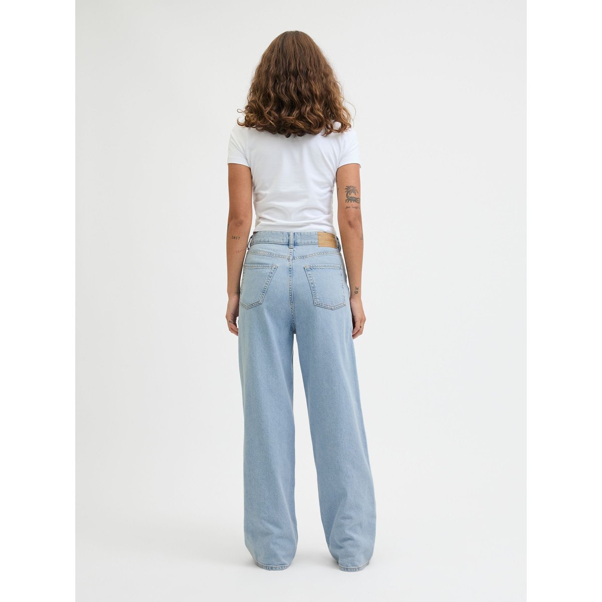 Jean À Coupe Large light blue denim, JJXX