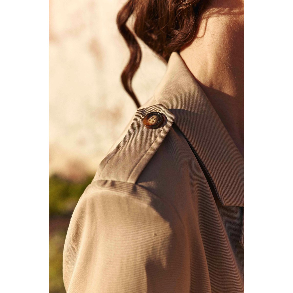 Veste  col tailleur uni VADALI 13-beige, LA PETITE ETOILE