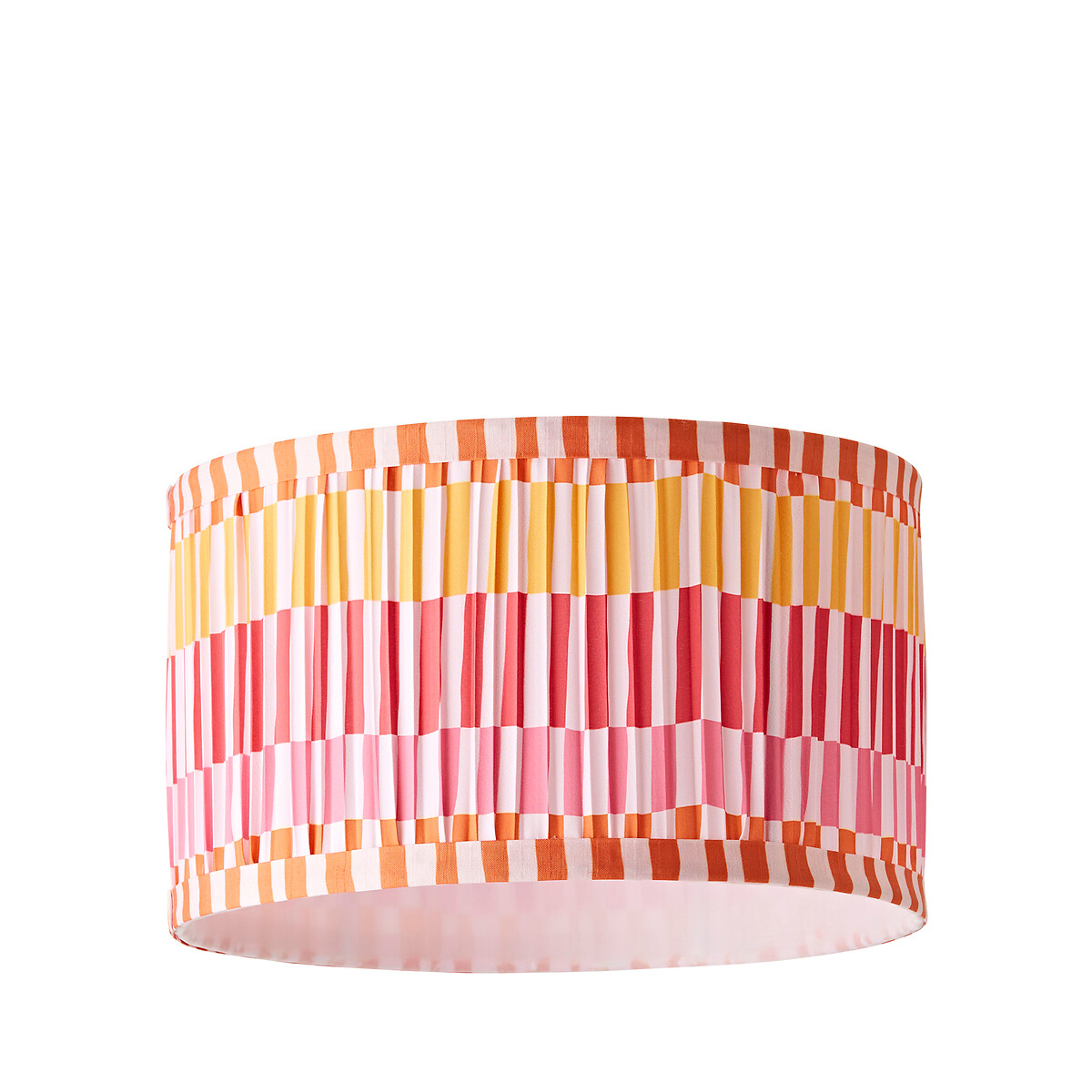 25cm Roxie Striped Pleated Easy Fit Shade multi-coloured, SO'HOME