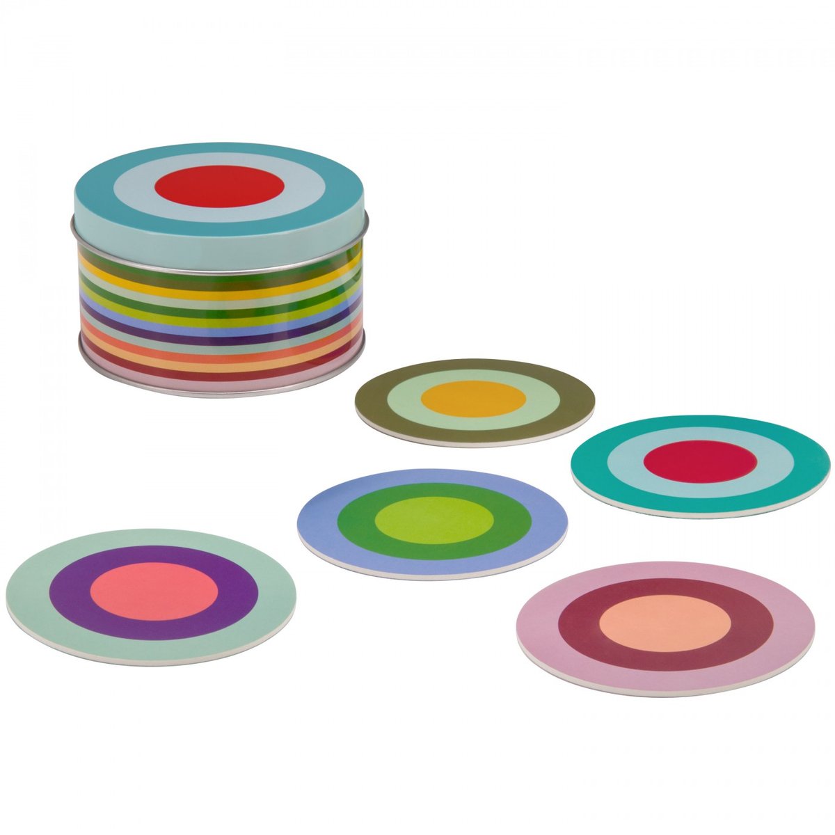 Lot de 20 dessous de verre Ronda couleur unique, REMEMBER