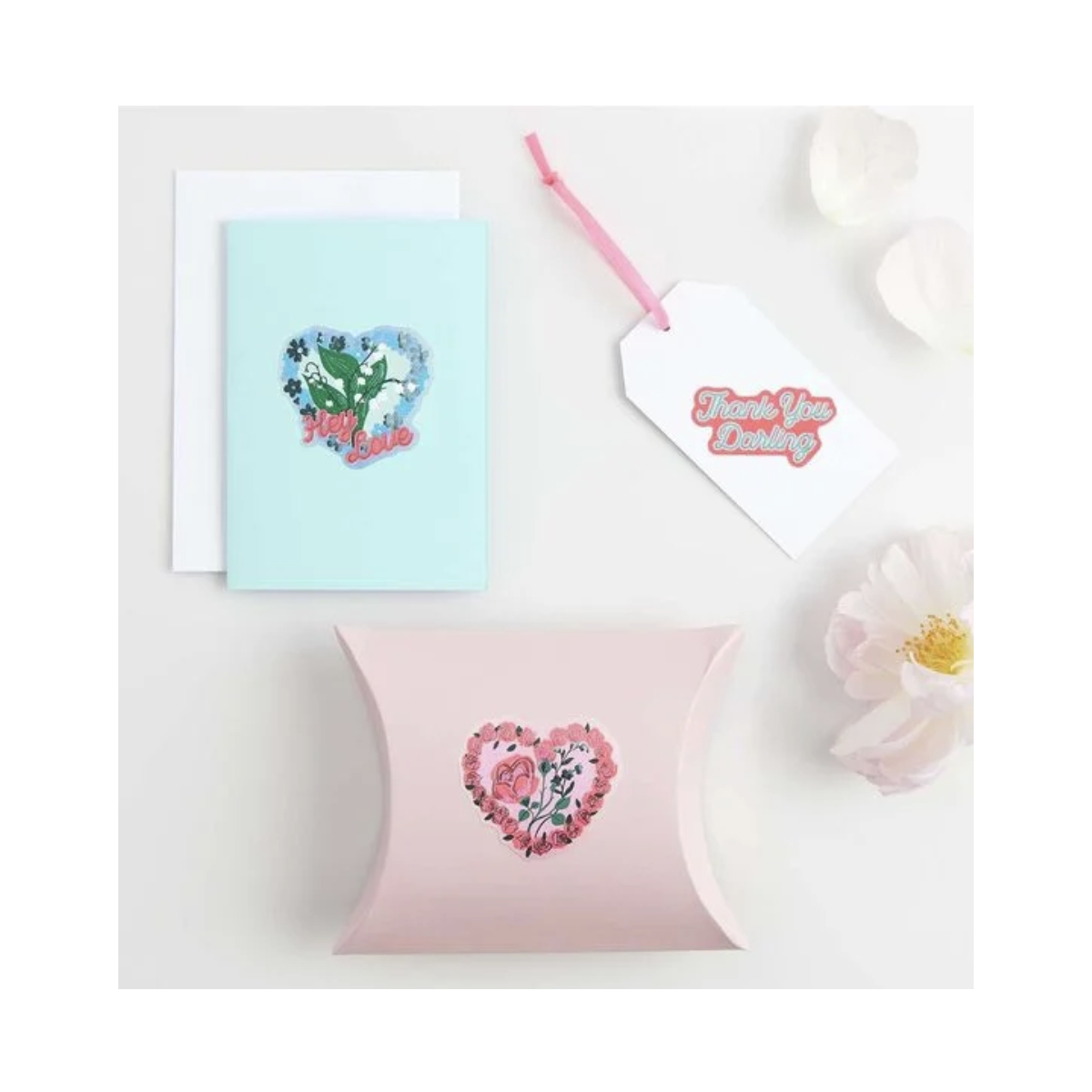 Stickers la vie en rose - couleur unique, RICO DESIGN