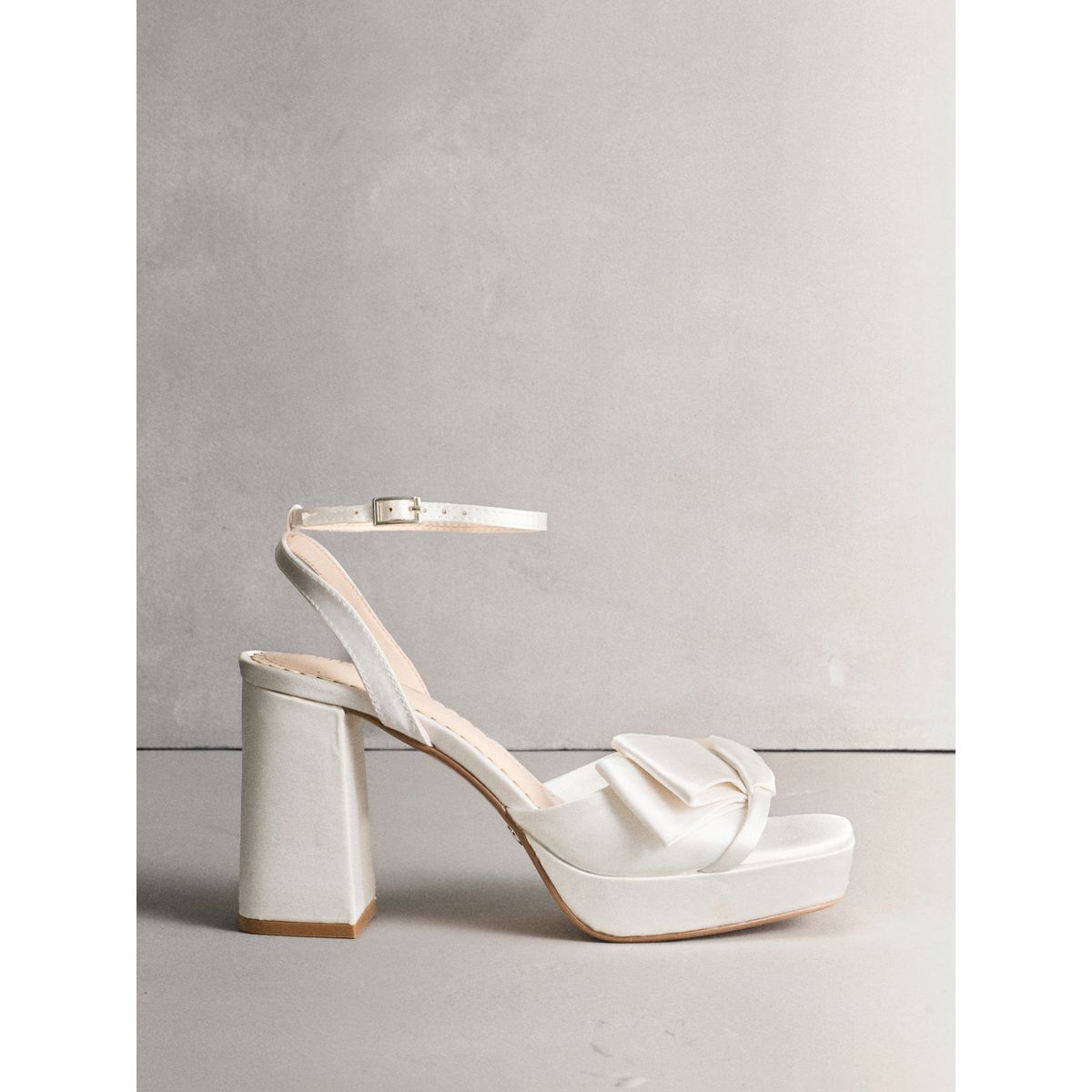 Chaussures compensées à nœud forever comfort® ivoire, NEXT