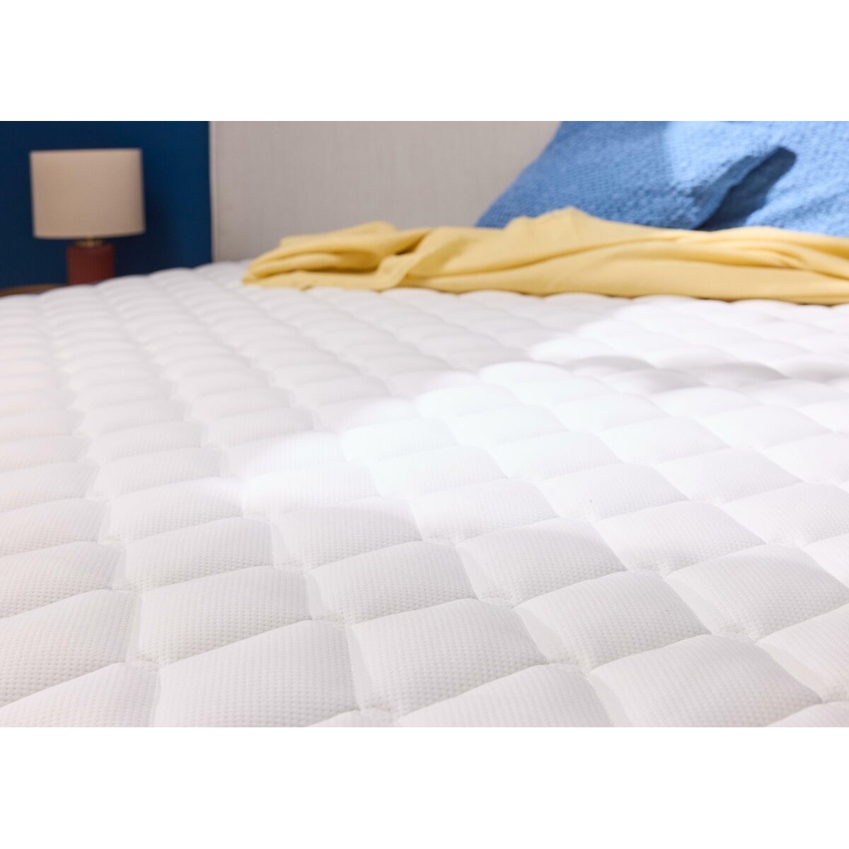 Ensemble matelas ressorts et sommier, Well Bed blanc, MERINOS