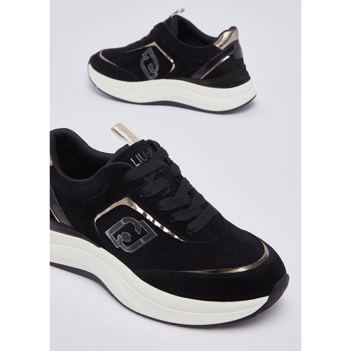 Baskets en daim noir, LIU JO
