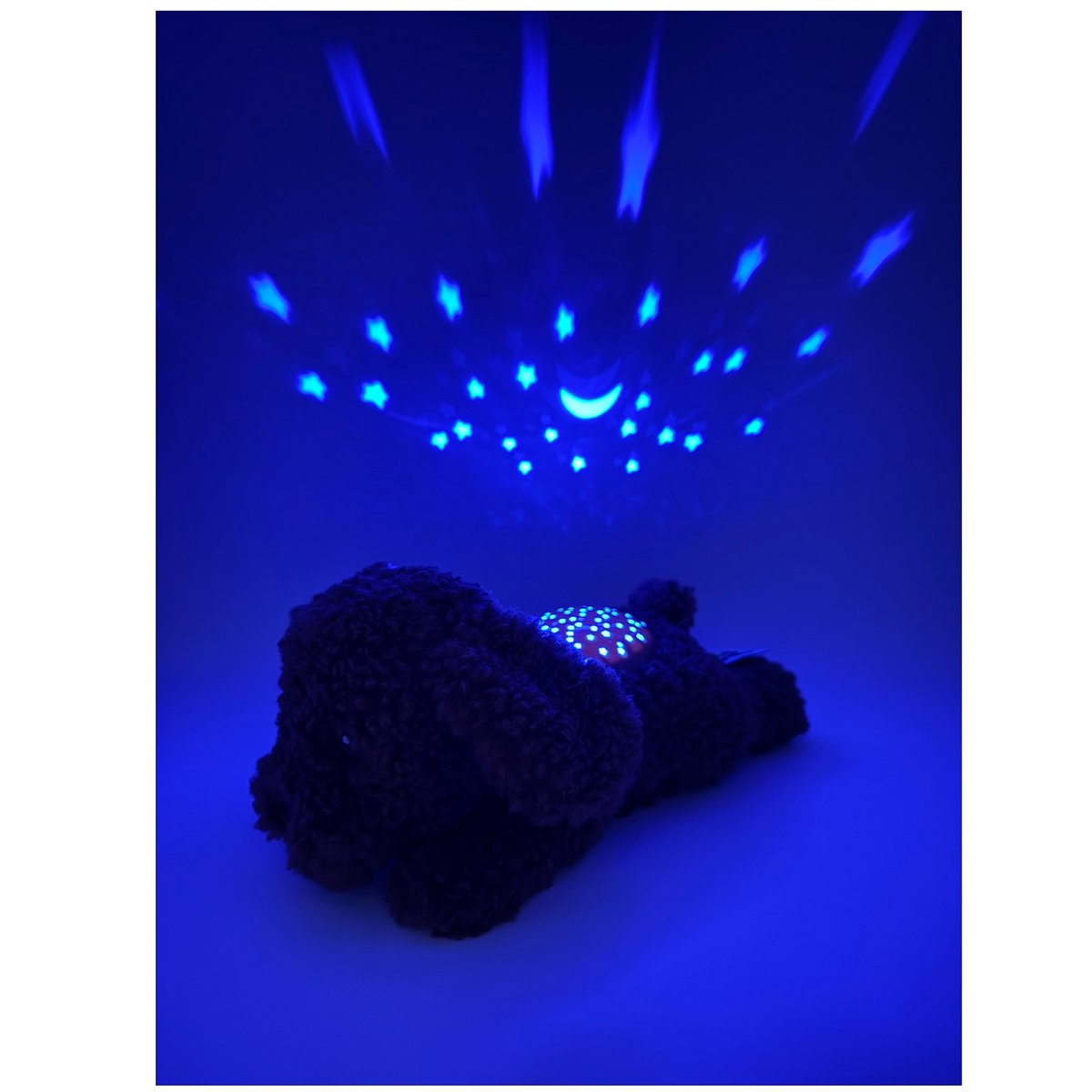 Peluche projecteur d'étoiles Chien marron, CLOUD B