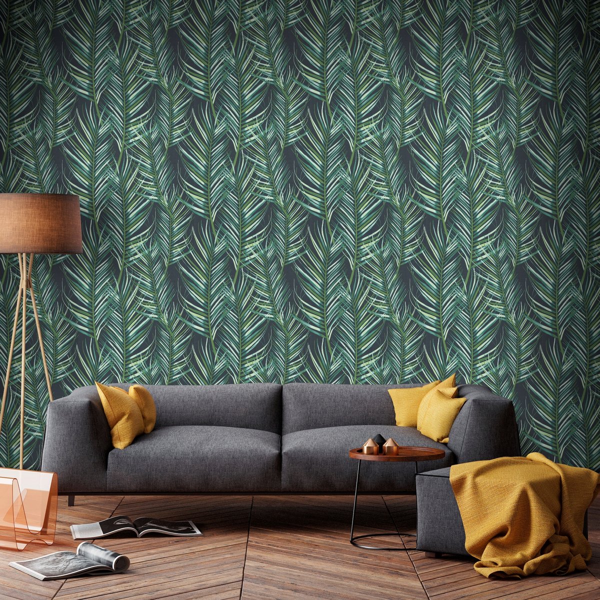 Papier peint Feuilles de palmier vert, SUPERFRESCO EASY