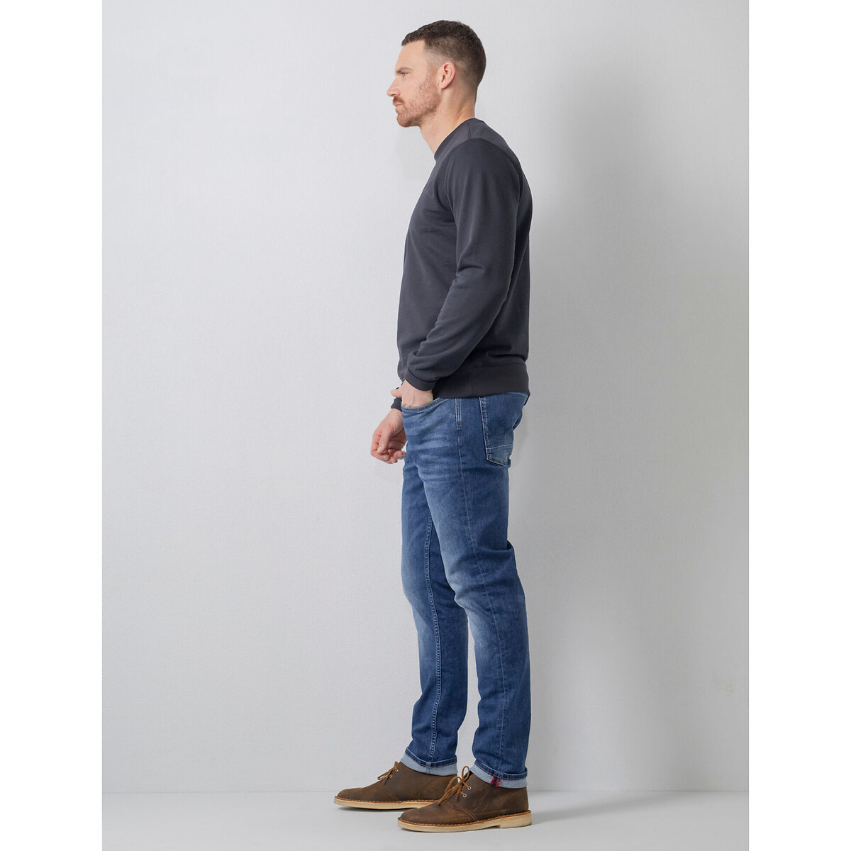 Jeans tapered Russel blu scuro, PETROL INDUSTRIES