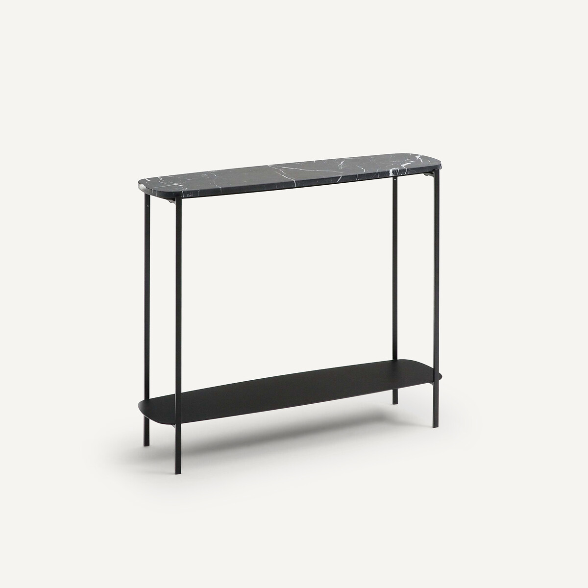 Console organique marbre, Arambol marbre noir, AM.PM