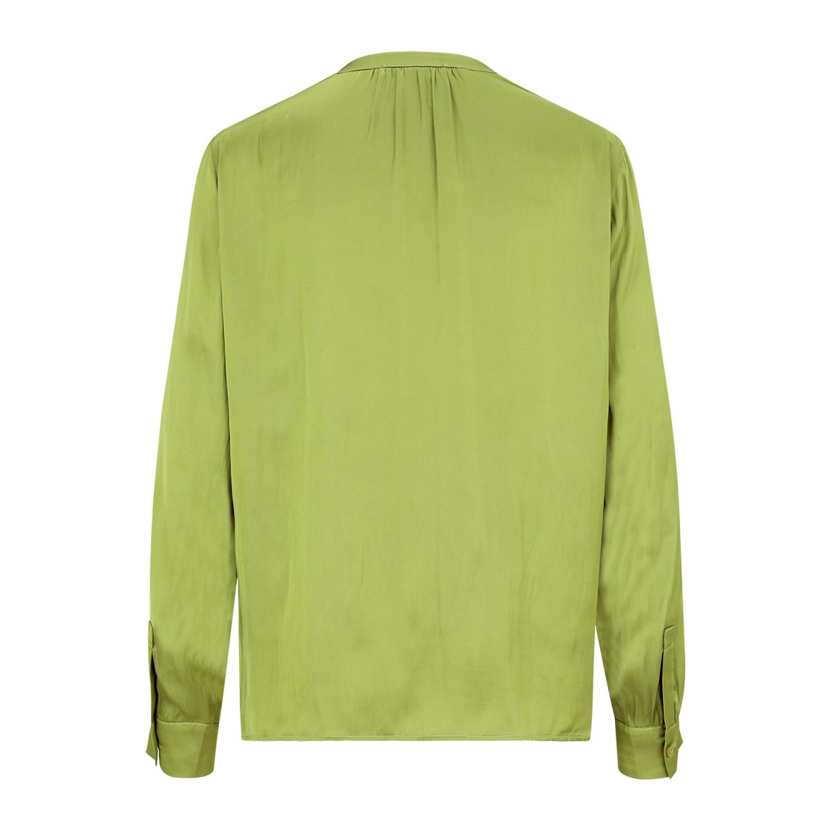 Chemisier en satin à manches longues fresh moss, BETTY BARCLAY
