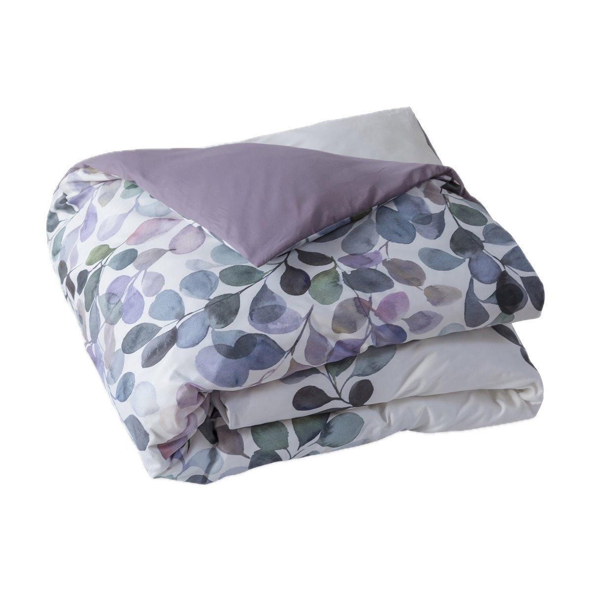 Housse De Couette Satin De Coton - ECLOSE feuillage, TRADITION DES VOSGES