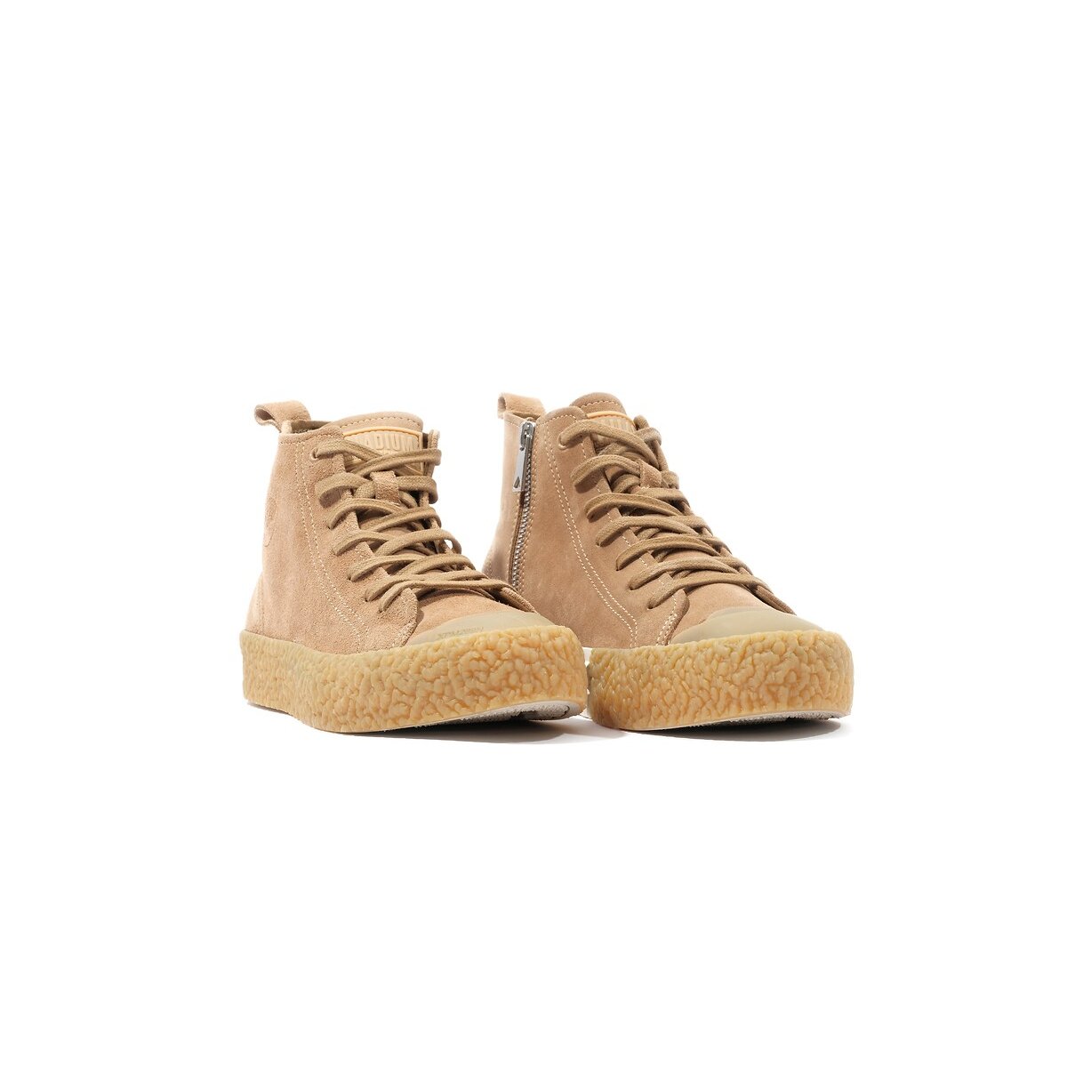 Boots cuir suédé Palla Ace Rugged Sde beige, PALLADIUM