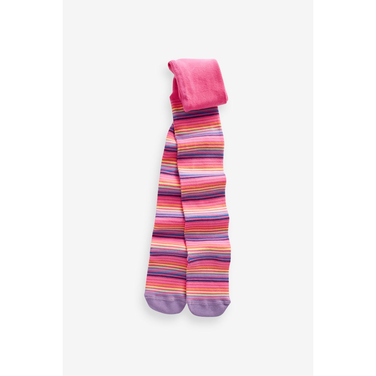 Collants en coton à motif licorne, 3 paires rose et bleu marine, NEXT