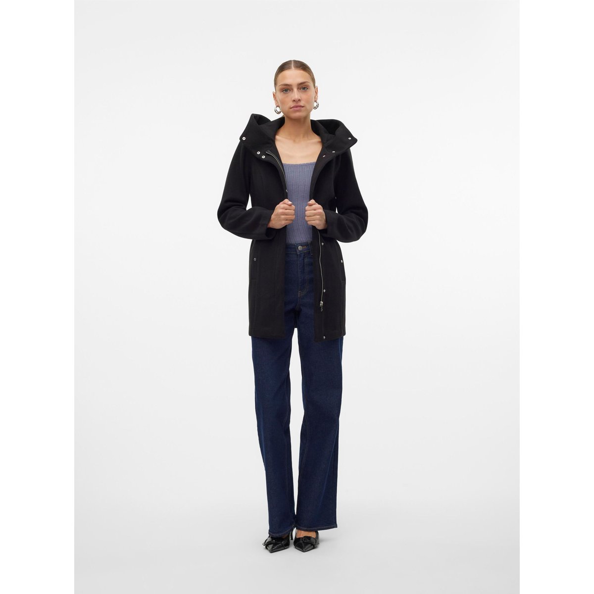 Manteau noire - black, VERO MODA