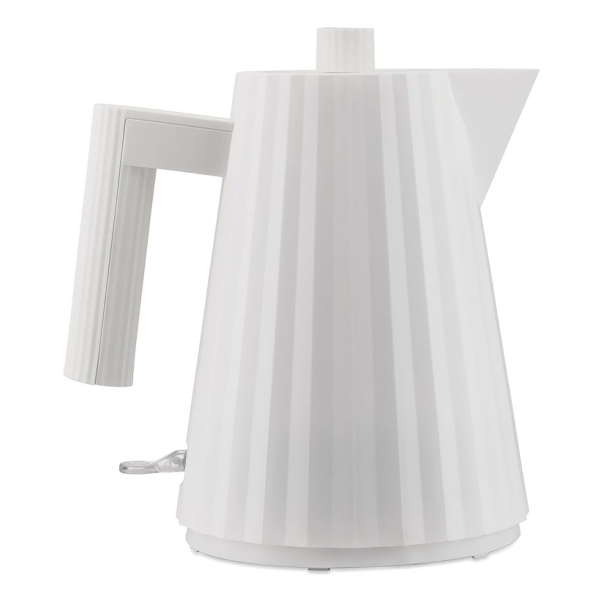 Bouilloire électrique plissé blanc 1l blanc, ALESSI