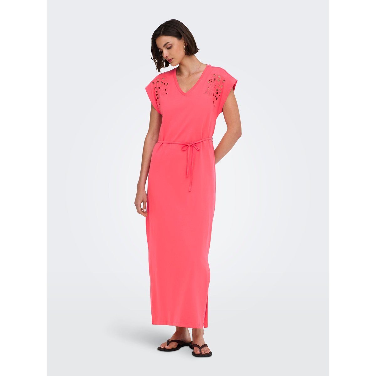 Robe rose - calypso coral 1, JDY