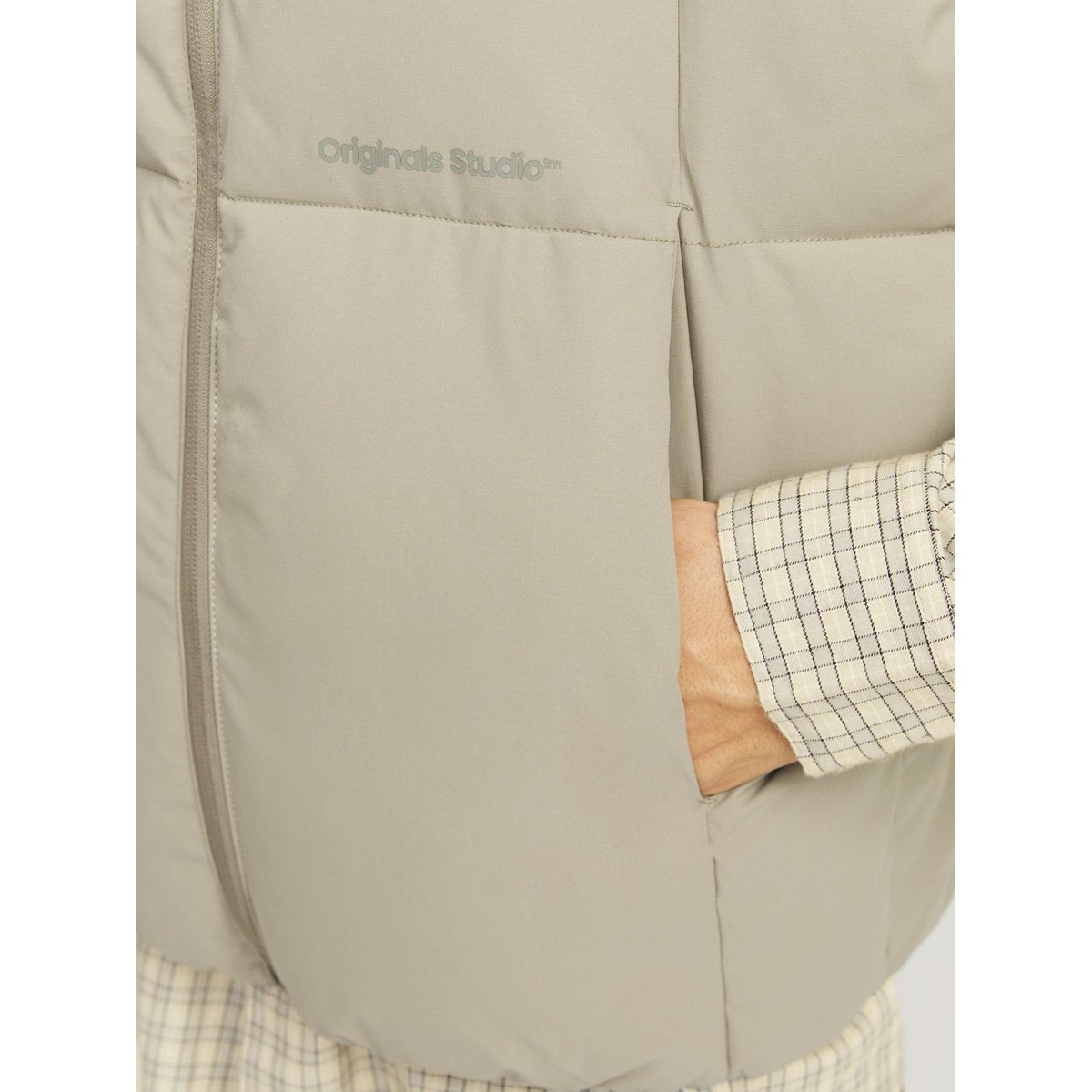 Doudoune Sans Manches silver sage, JACK & JONES