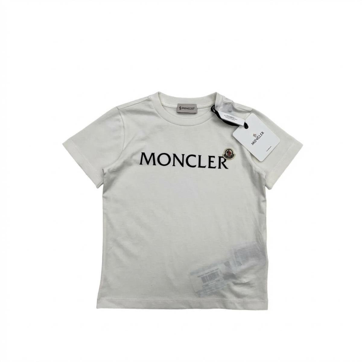 T-shirt  - Très bon état blanc, MONCLER