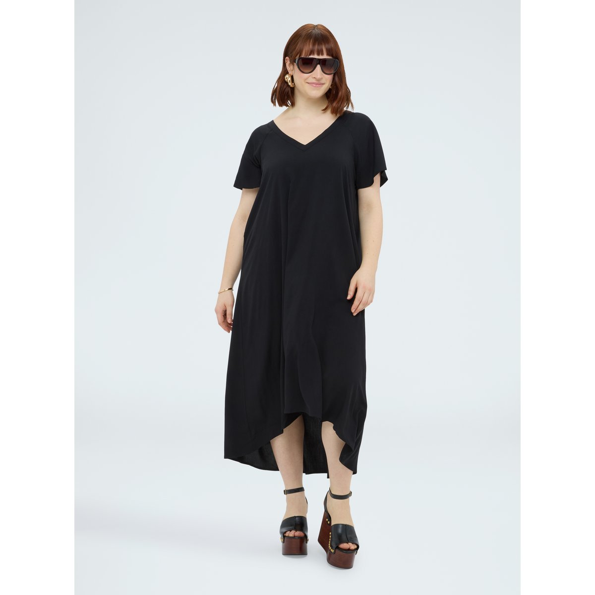 Robe longue noir, FIORELLA RUBINO