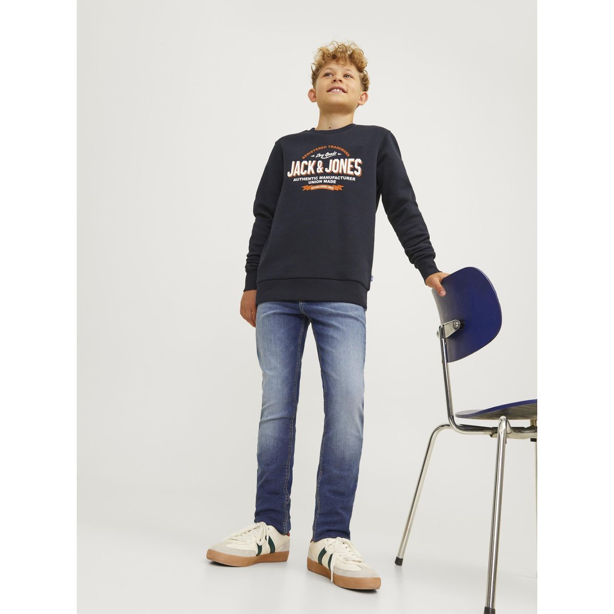 Jean Slim blue denim, JACK & JONES JUNIOR