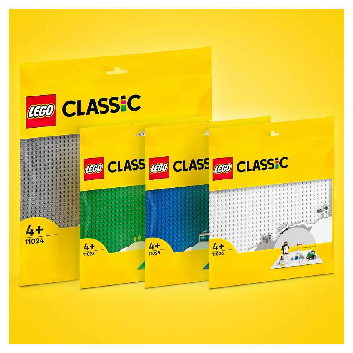 LEGO 11024 - Plaque de construction grise pour créativité infinie gris, LEGO
