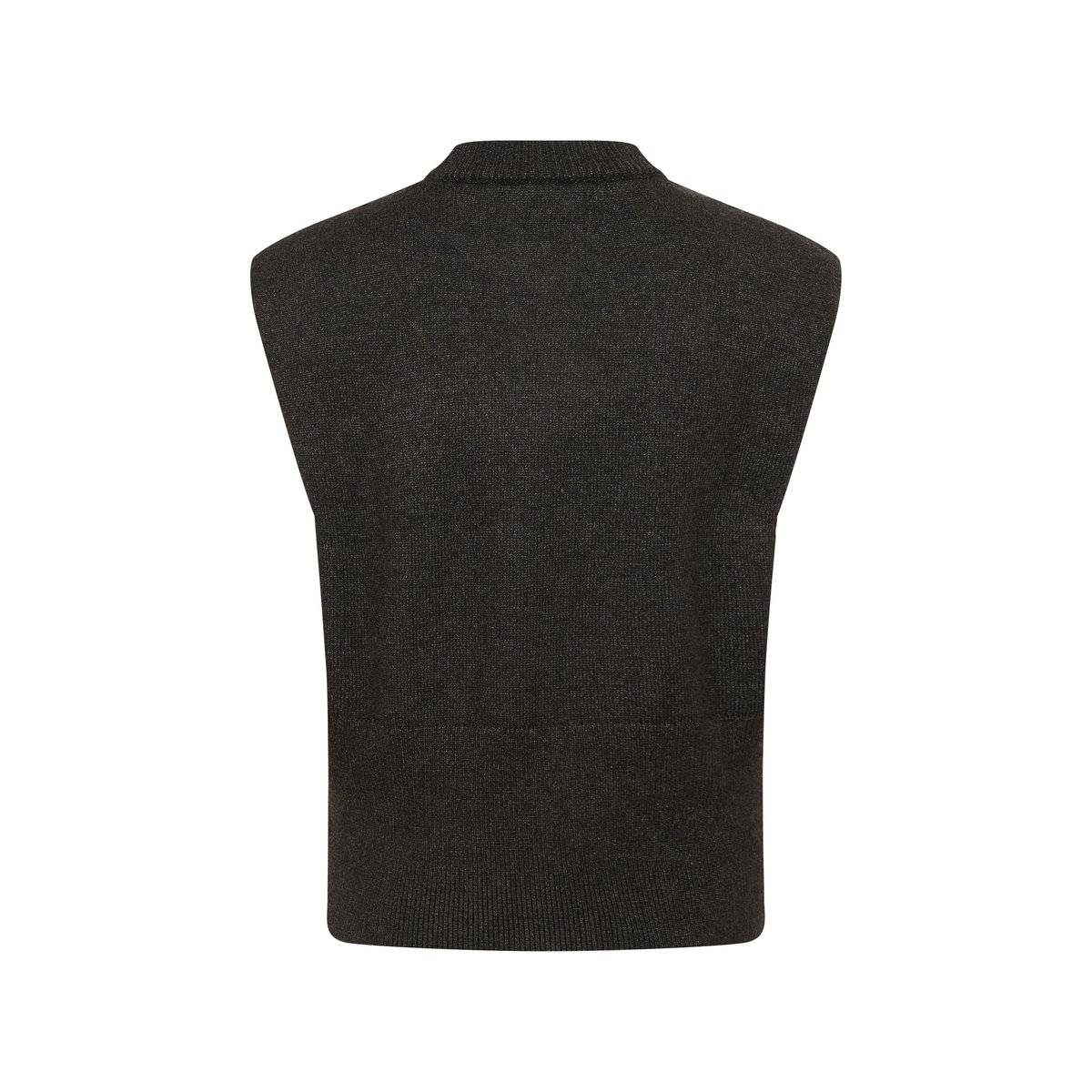 Manteau tricoté gris dark grey melange, KAFFE