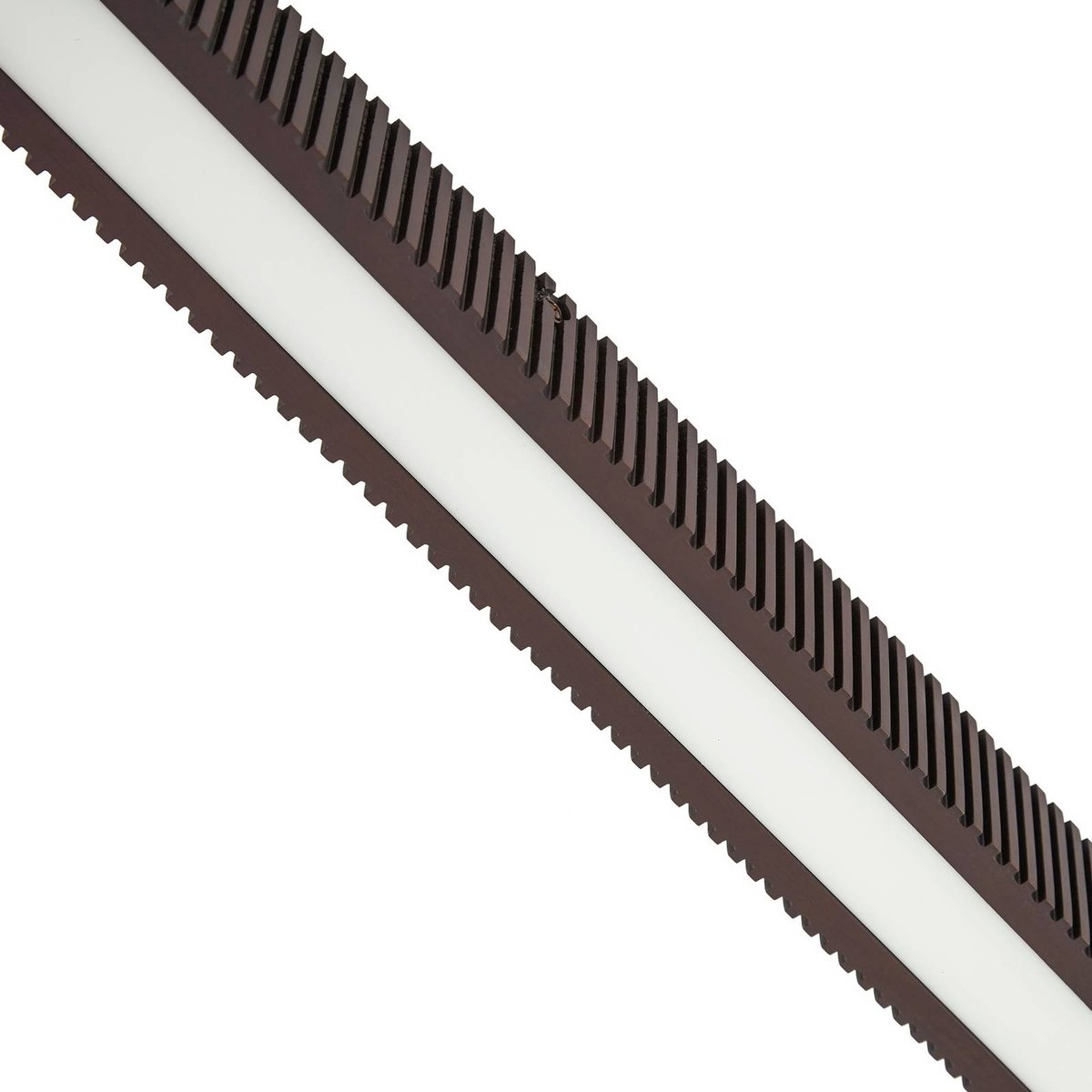 Plafonnier en bois designLED, Emara chêne foncé, noir, blanc, LUCANDE