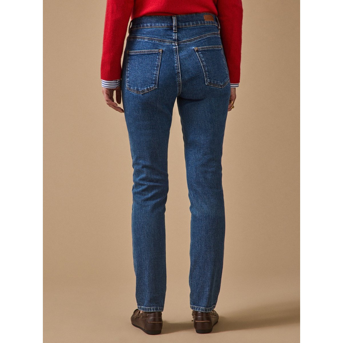 Jean slim  Aurélie coton biologique denim stone, CYRILLUS