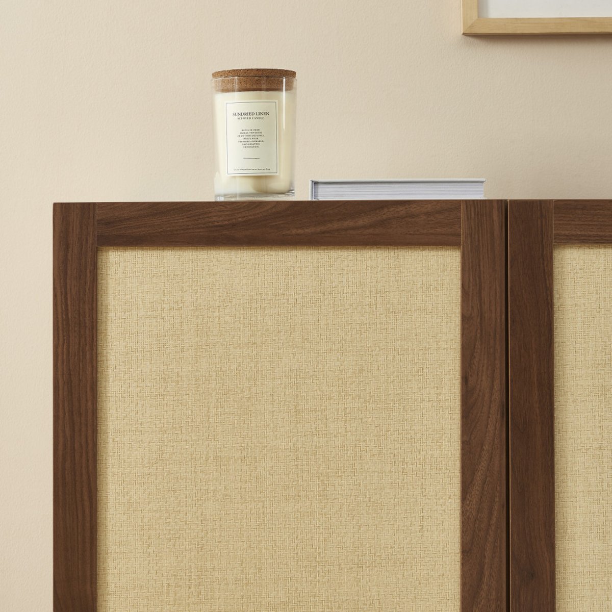 Buffet 3 portes en bois L140cm- ESTELA bois foncé, DRAWER
