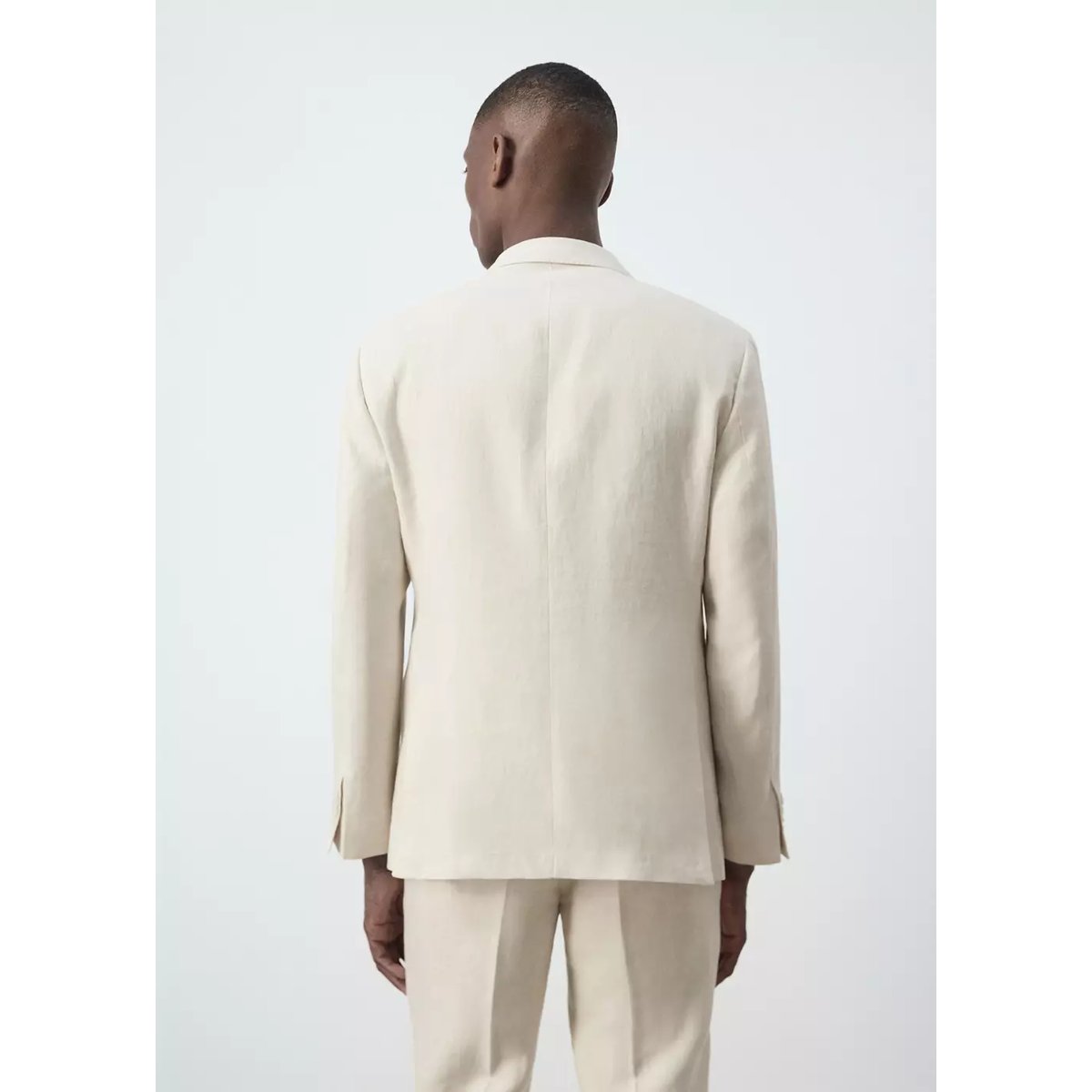 Veste costume Amalfi 100 % lin slim-fit écru, MANGO MAN