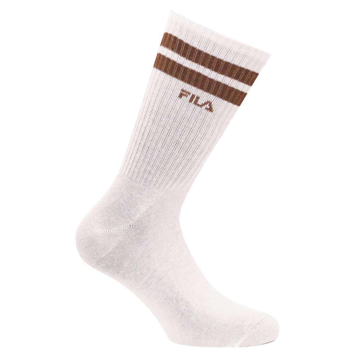 Lot De 6 Chaussettes Hautes beige/beige chiné/jaune/marron clair/marron/blanc, FILA