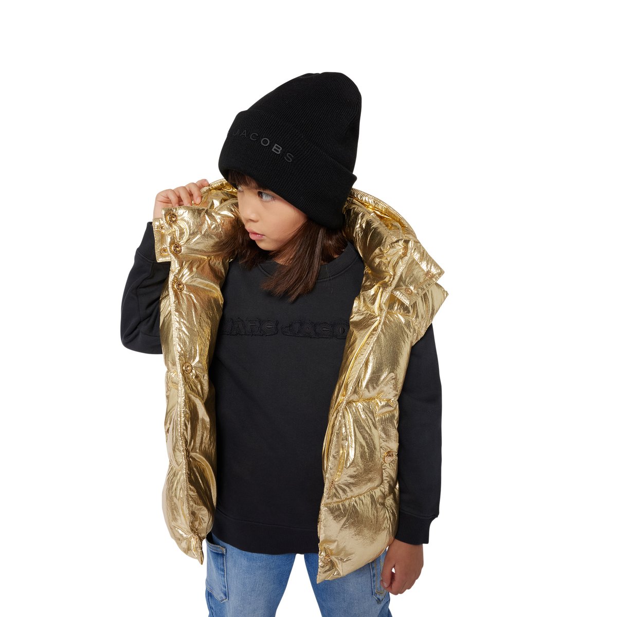 Doudoune sans manche noisette, MARC JACOBS