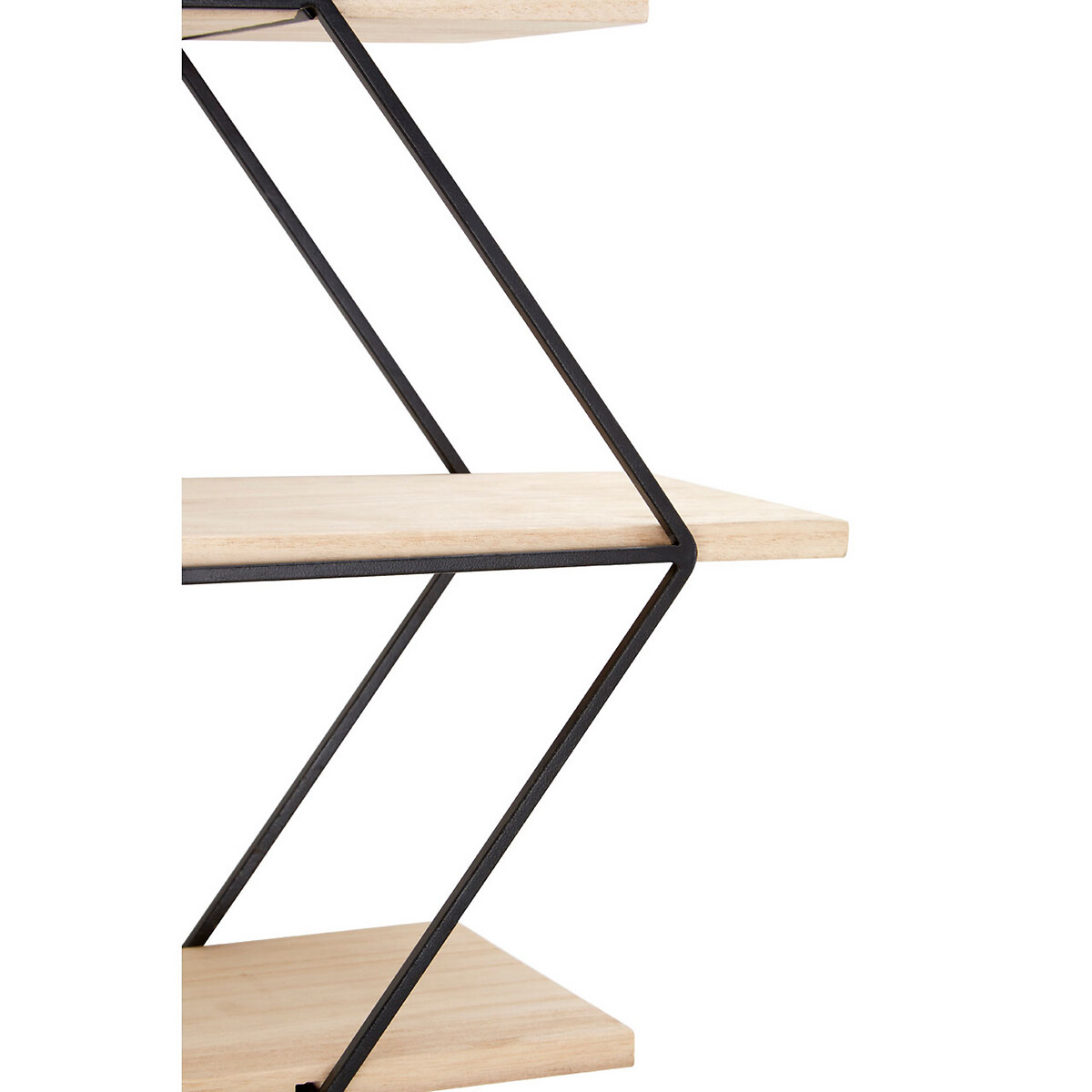 Wall Mounted Rhombus Shelves black, SO'HOME